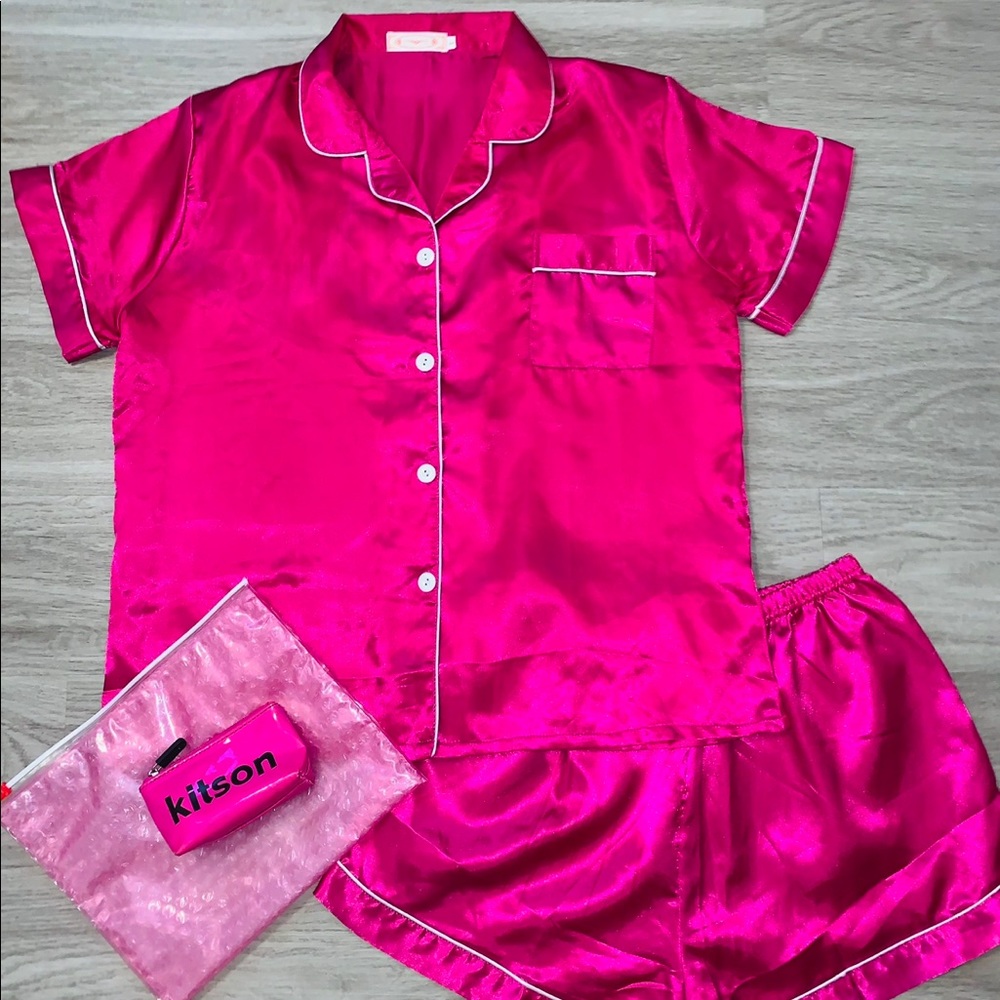 SHEIN Satin Pajama Set • $12 • Message to purchase • (Size L) • Never Worn